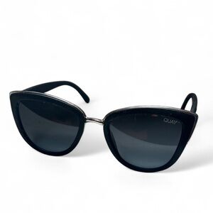 Quay Australia My Girl Sunglasses Black with Silver Accents